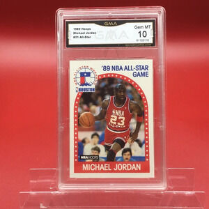 1989 Hoops Jordan All Star Gem Mint 10 Card #21